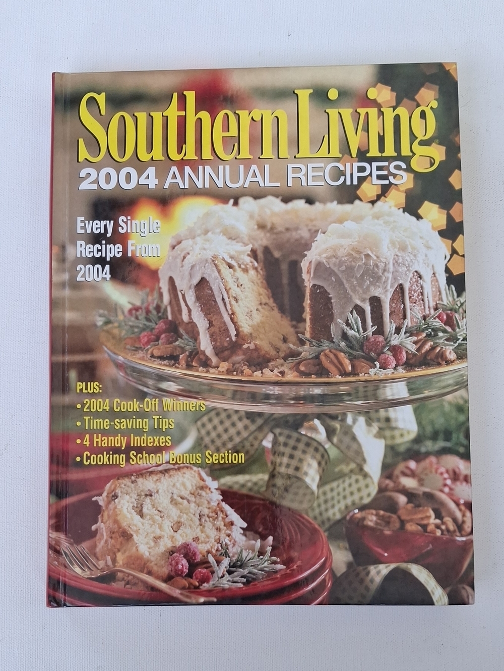 Southern Living 2004 Annual Recipes Cookbook - Yellow & Red Accents